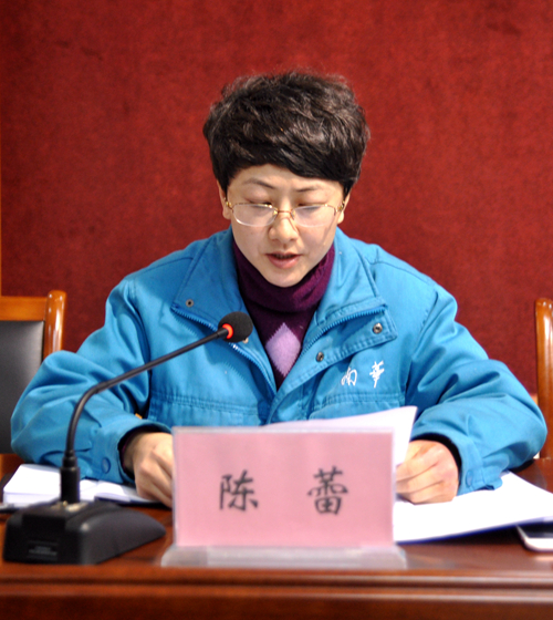 陳蕾作《關於（yú）轉（zhuǎn）增股本的議案報（bào）告》