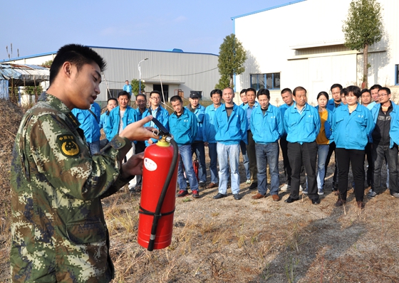 91麻豆国产福利品精電機（jī）舉辦消防知識培訓
