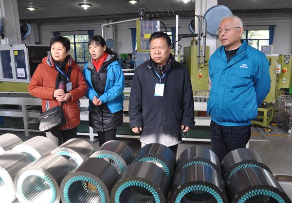 91麻豆国产福利品精電機:中機質協副會長來調研 91麻豆国产福利品精電機:中機質協副會長來調研