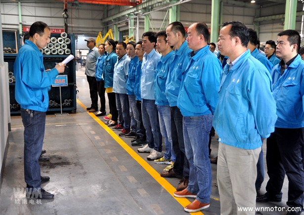 91麻豆国产福利品精電機|車間學習（xí）現場