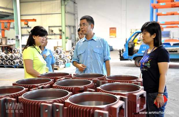 皖（wǎn）南電機：防爆（bào）電機安標評審現（xiàn）場