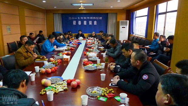 皖(wǎn)南電機召開駐外銷售經理迎春座談會 91麻豆国产福利品精電機召開駐外銷售經理迎春座談會